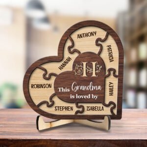 Alittleis Art Supplies This Is Loved By - Personalized Wooden Plaque