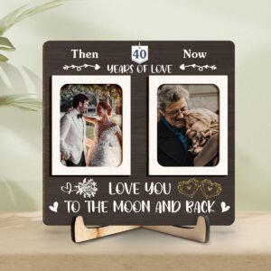 Alittleis Art Supplies Then And Now - Personalized Custom Wooden Plaque