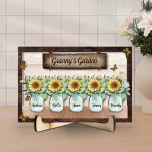 Alittleis Art Supplies A Garden Of Love - Personalized Wooden Plaque