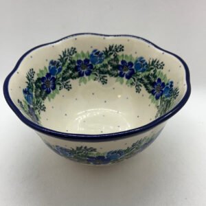 Alittleis Art Supplies Spring Meadow Ruffle Edge Bowl 6"