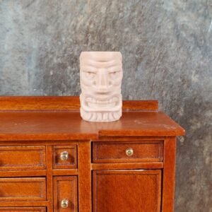 Alittleis Art Supplies Miniature Tiki Mug Vase or Wine Chiller 15/16" tall for Dollhouse Action Figures